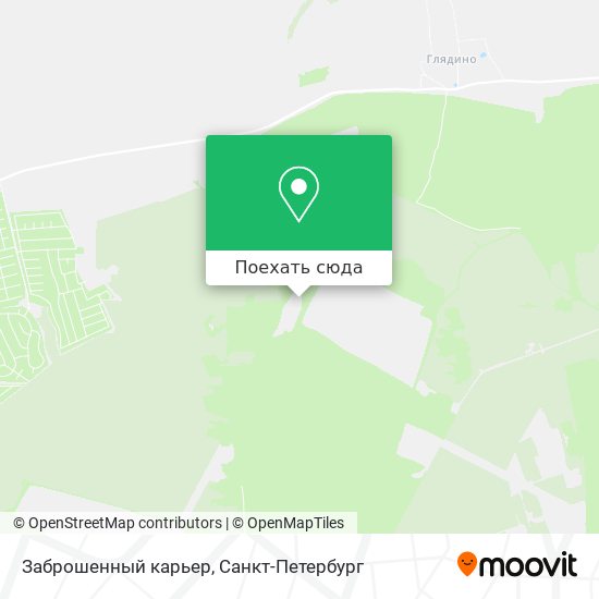 Карта Заброшенный карьер