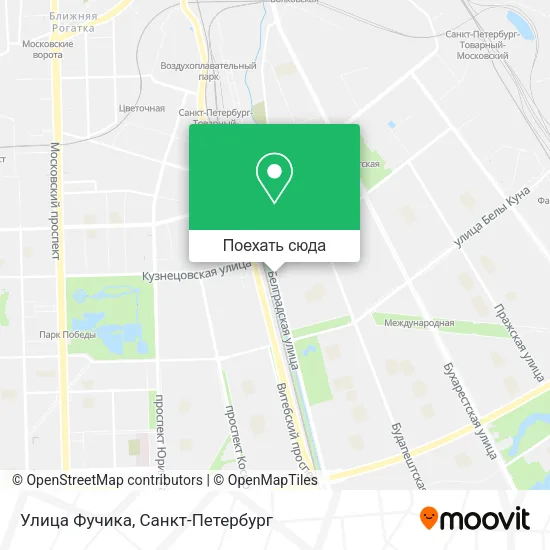 Карта Улица Фучика
