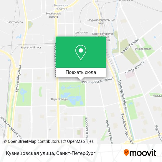 Карта Кузнецовская улица