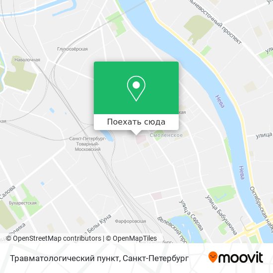 Карта Травматологический пункт