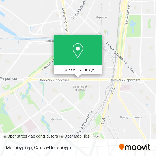 Карта Мегабургер