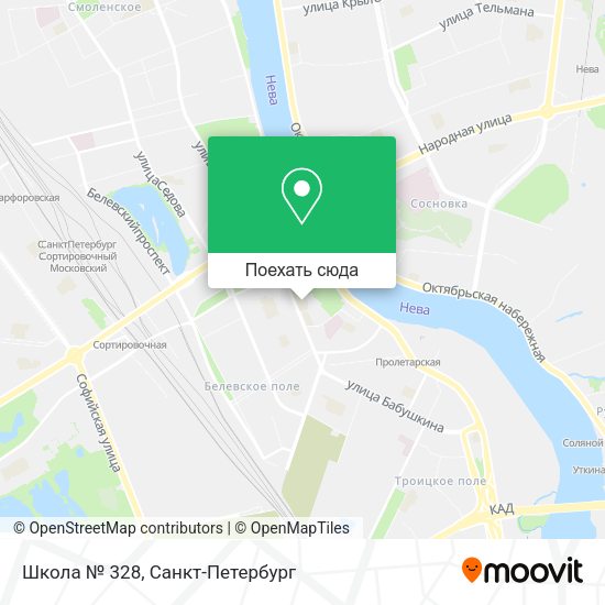 Карта Школа № 328