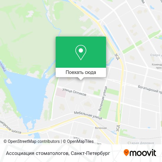 Карта Ассоциация стоматологов