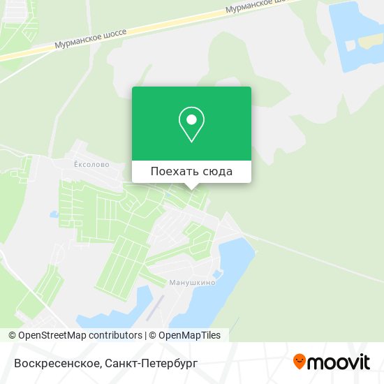 Карта Воскресенское