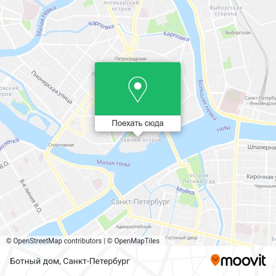 Карта Ботный дом