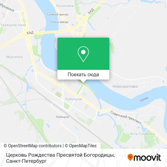 Карта Церковь Рождества Пресвятой Богородицы