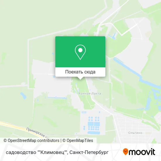 Карта садоводство ""Климовец""