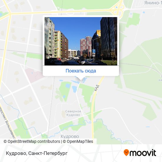Карта Кудрово