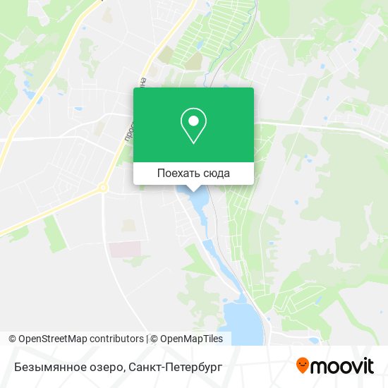 Карта Безымянное озеро
