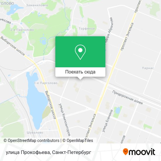 Карта улица Прокофьева