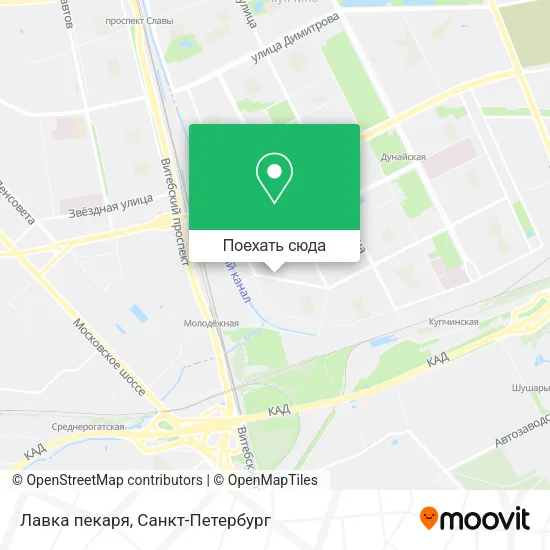 Карта Лавка пекаря