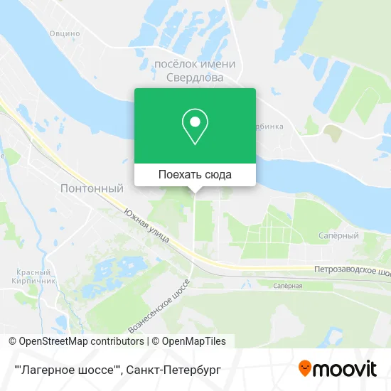 Карта ""Лагерное шоссе""