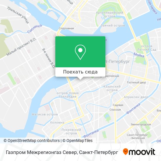 Карта Газпром Межрегионгаз Север