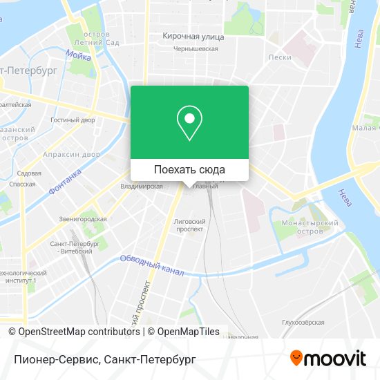 Карта Пионер-Сервис
