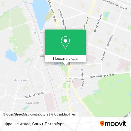 Карта Фреш фитнес