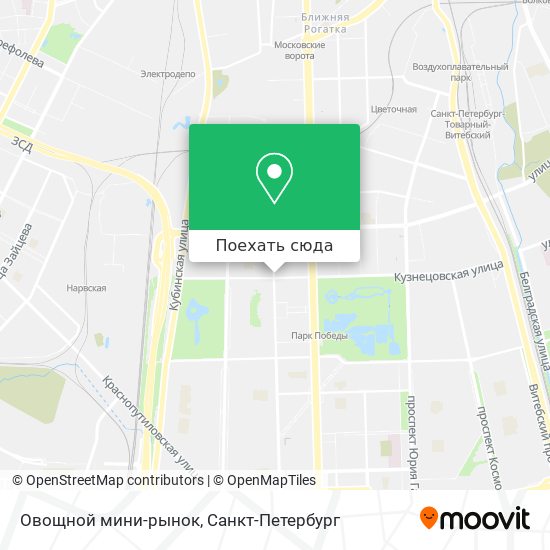 Карта Овощной мини-рынок