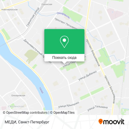 Карта МЕДИ