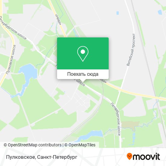 Карта Пулковское