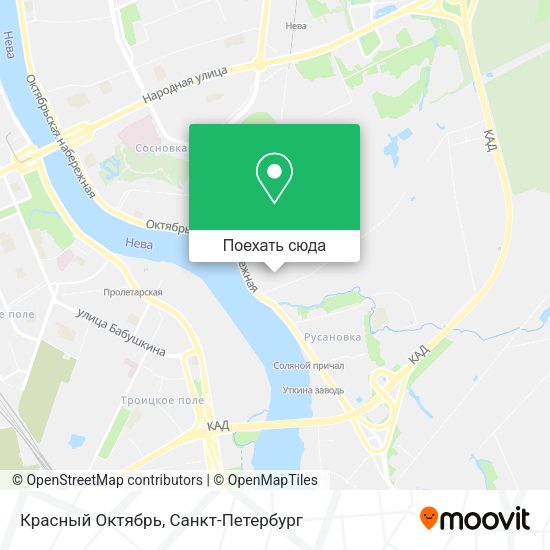 Карта Красный Октябрь