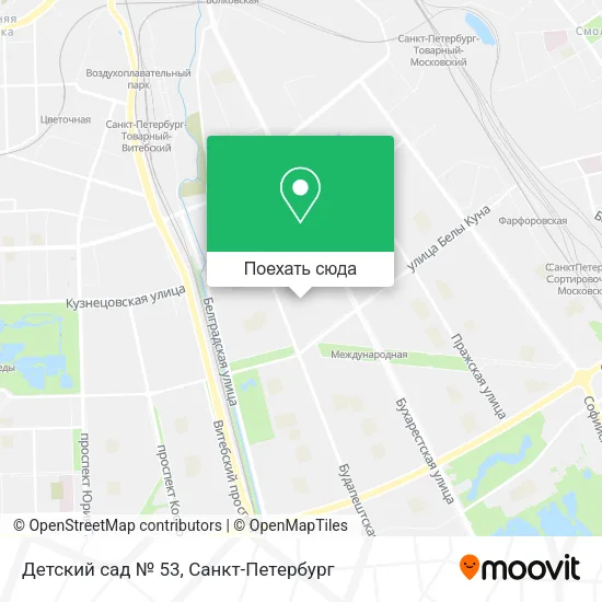 Карта Детский сад № 53