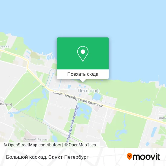 Карта Большой каскад