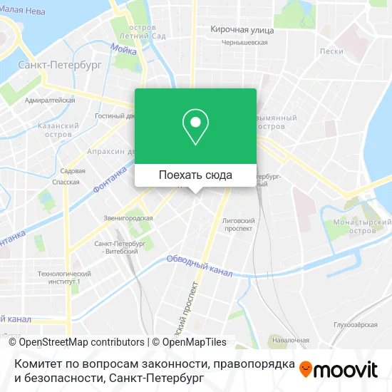 Карта Комитет по вопросам законности, правопорядка и безопасности