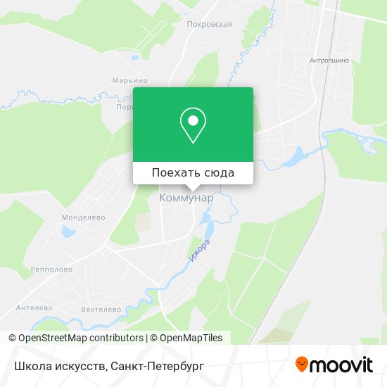 Карта Школа искусств