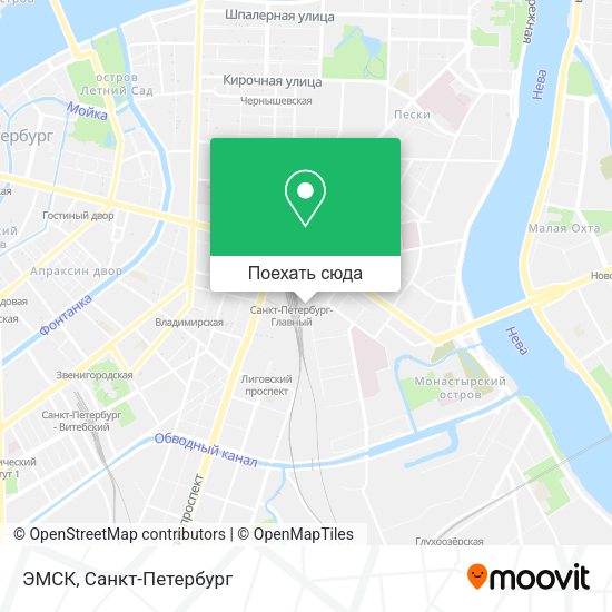 Карта ЭМСК