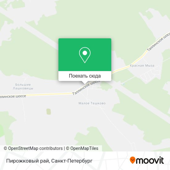 Карта Пирожковый рай