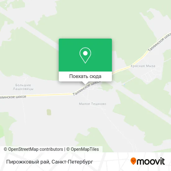 Карта Пирожковый рай