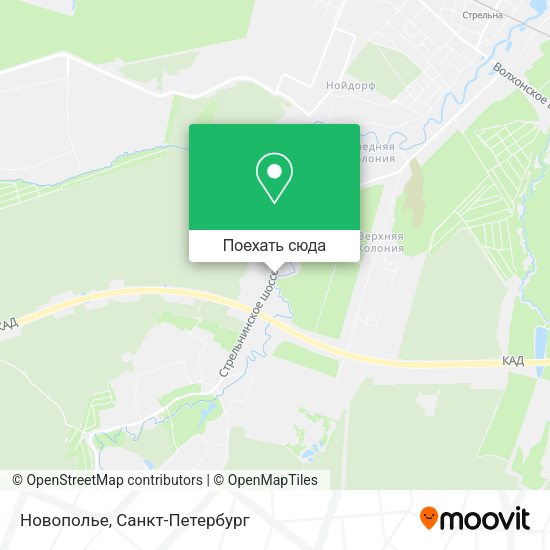 Карта Новополье
