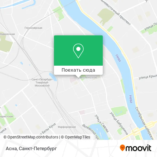 Карта Асна
