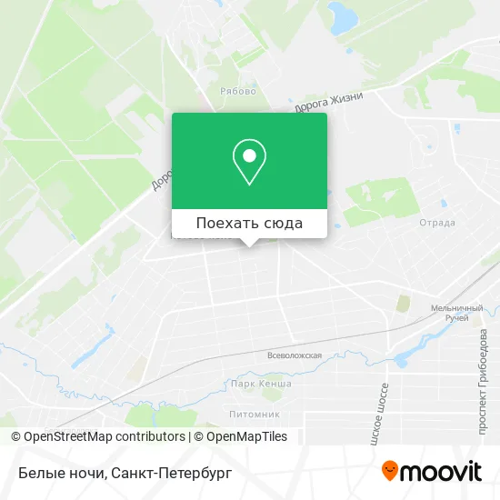 Карта Белые ночи