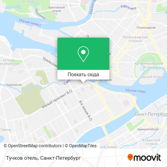 Карта Тучков отель