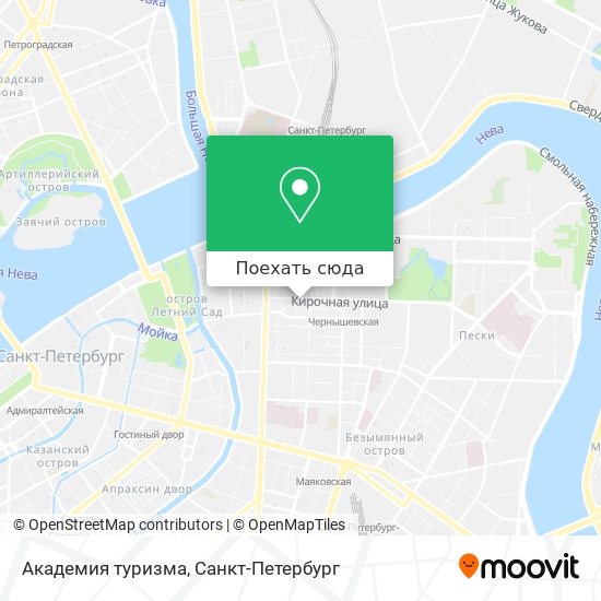 Карта Академия туризма