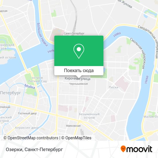 Карта Озерки