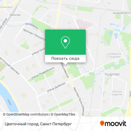 Карта Цветочный город