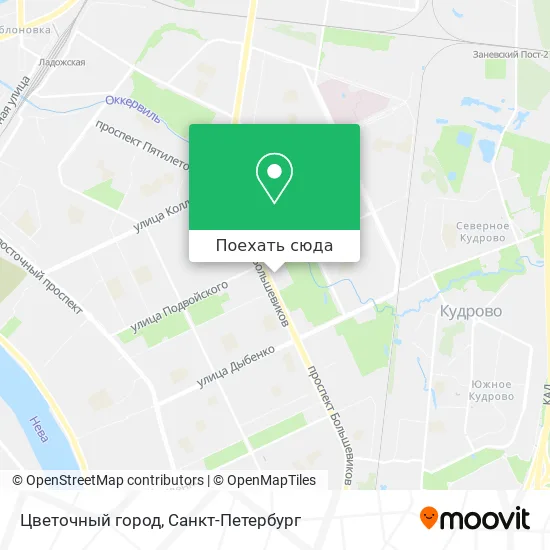 Карта Цветочный город