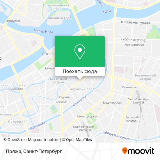 Карта Пряжа