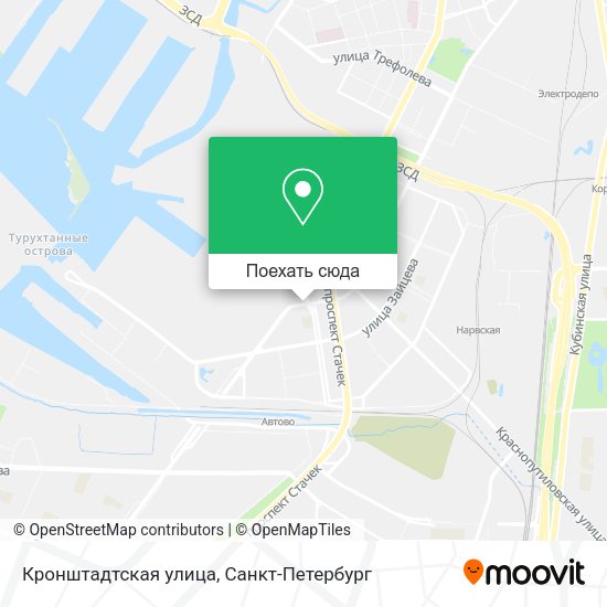 Карта Кронштадтская улица