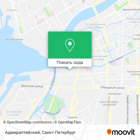 Карта Адмиралтейский