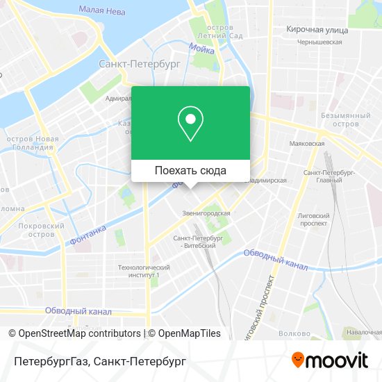 Карта ПетербургГаз