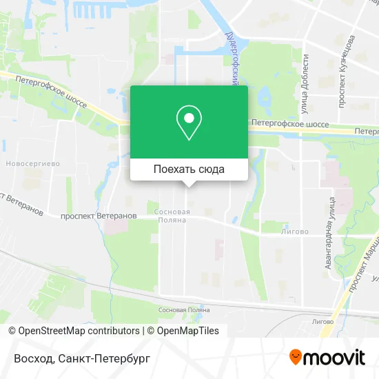 Карта Восход