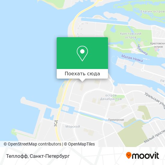 Карта Теплофф