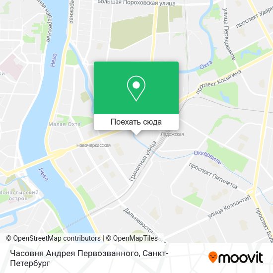 Карта Часовня Андрея Первозванного