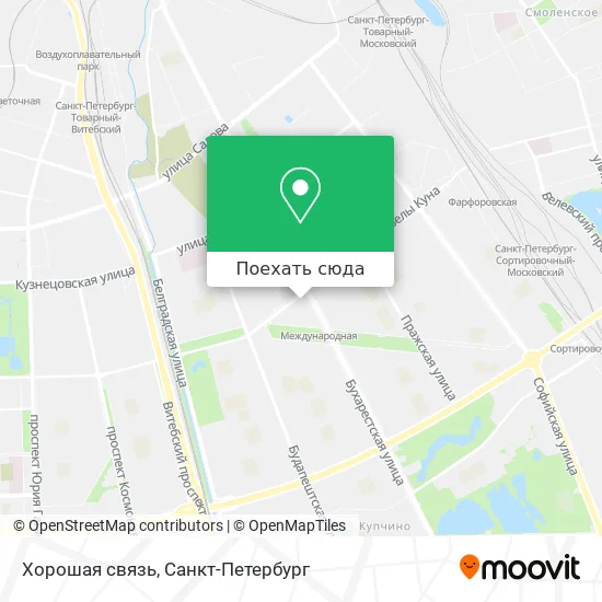 Карта Хорошая связь