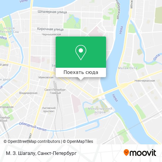 Карта М. З. Шагалу