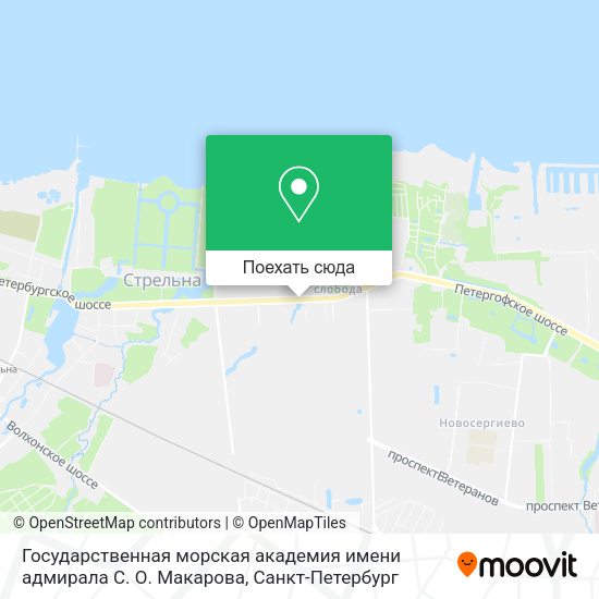 Карта Государственная морская академия имени адмирала С. О. Макарова
