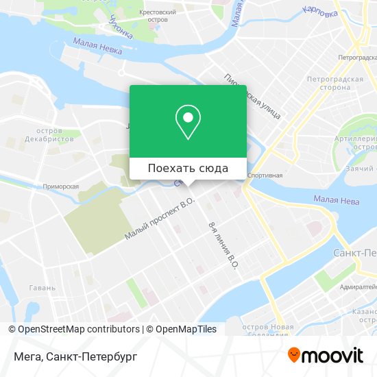 Карта Мега