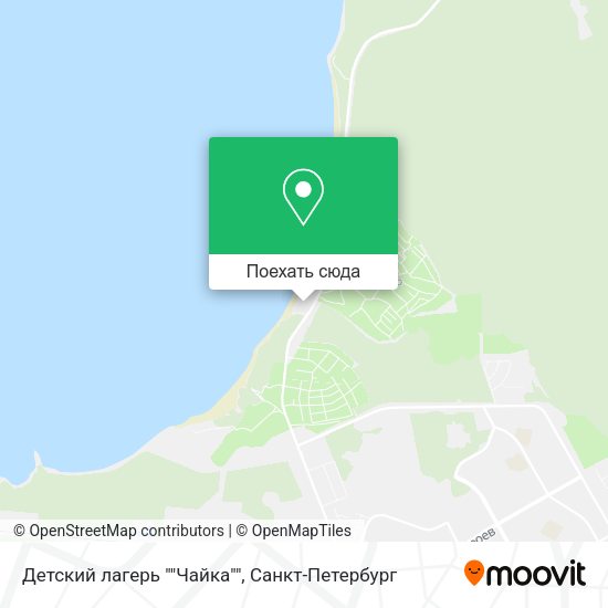 Карта Детский лагерь ""Чайка""